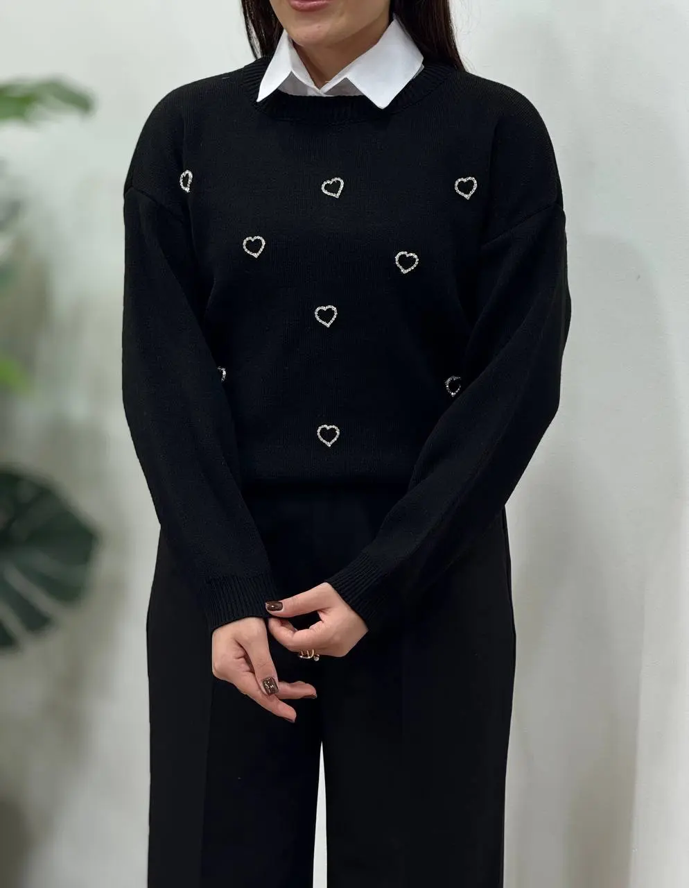 پلیوربافت زنانه ترک آیسو قلبی